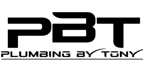 Logo of Plumbing By Tony featuring the initials "PBT" and full brand name, emphasizing commitment to user privacy and data protection.