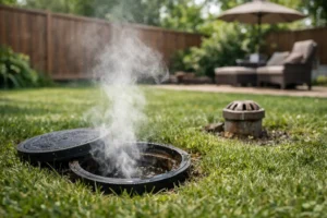 Sewer Smell in Backyard