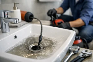 Bathroom drain clog huntington