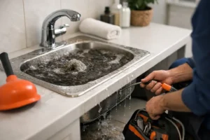 Drain backup huntington beach