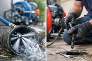 Hydro jetting vs snaking