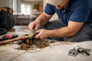 slab leak repair westminster
