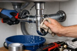 Stop a plumbing leak fast